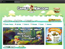 Tablet Screenshot of gamezkingdom.com